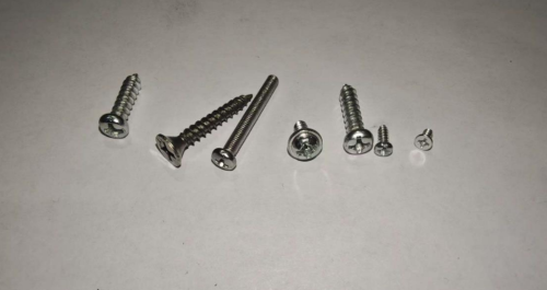 Screws (Used Independently, No Nuts Required)
